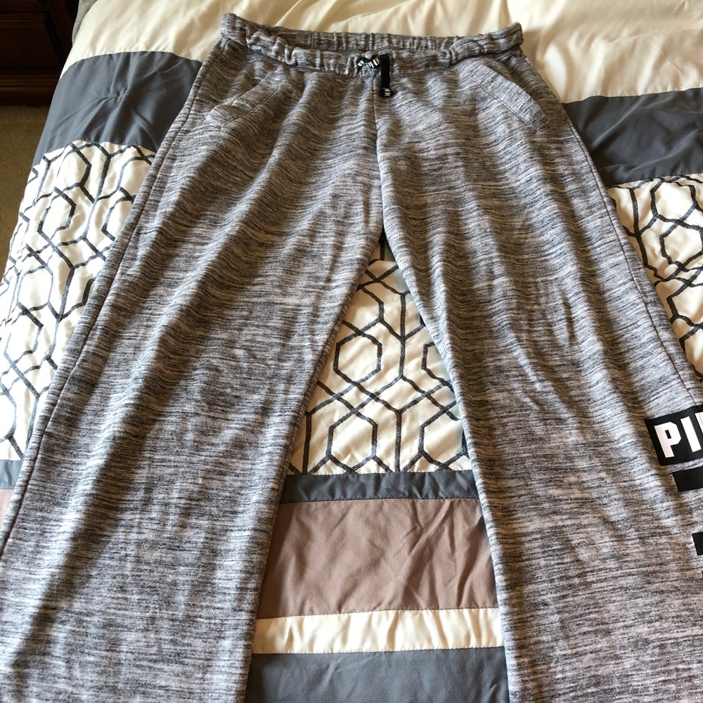 Pink boyfriend fit sweatpants